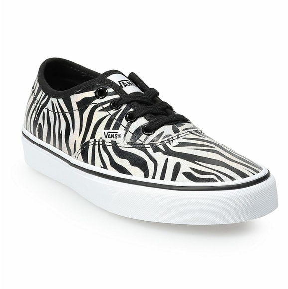 Vans Shoes Nwt Vans Metallic Zebra Print Sneakers Poshmark